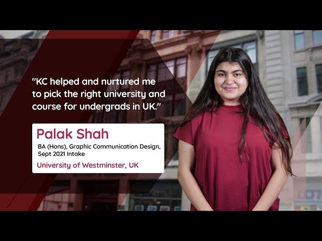 Student Speak: Palak Shah (University of Westminster, UK)