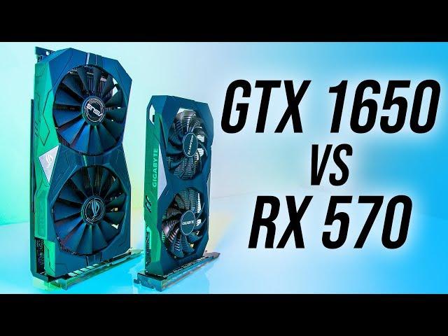 GTX 1650 vs RX 570 - 18 Games Tested