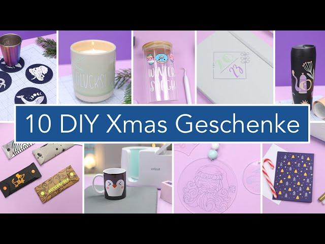 10 DIY Weihnachtsgeschenke mit Cricut & VERLOSUNG