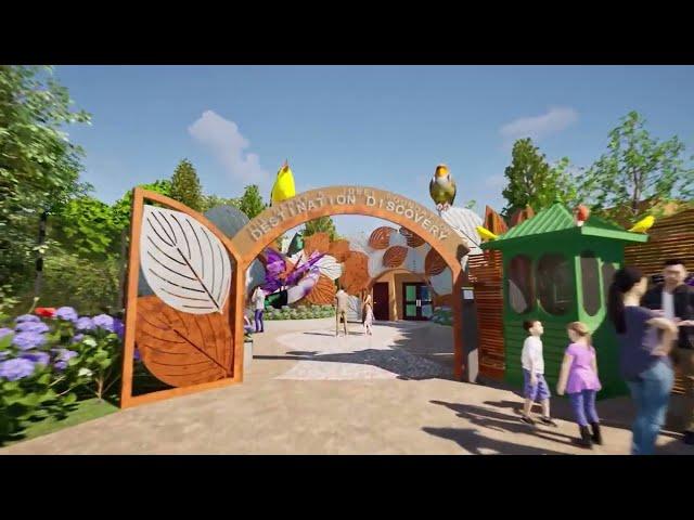 Fly-through rendering of Saint Louis Zoo's Destination Discovery