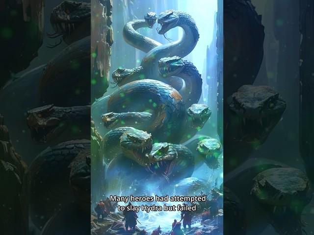 Hydra the Unkillable Serpent of Greek Myth #legends #greekmythology #monsters