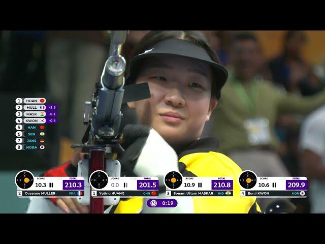 Highlights 10m Air Rifle Women Delhi IND - ISSF World Cup Final 2024