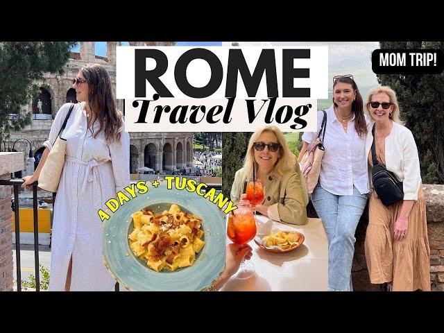 Rome Travel Vlog    4 Day Mom & Daughter Trip to Italy