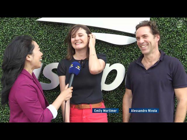 Emily Mortimer and Alessandro Nivola | US Open Now Interview