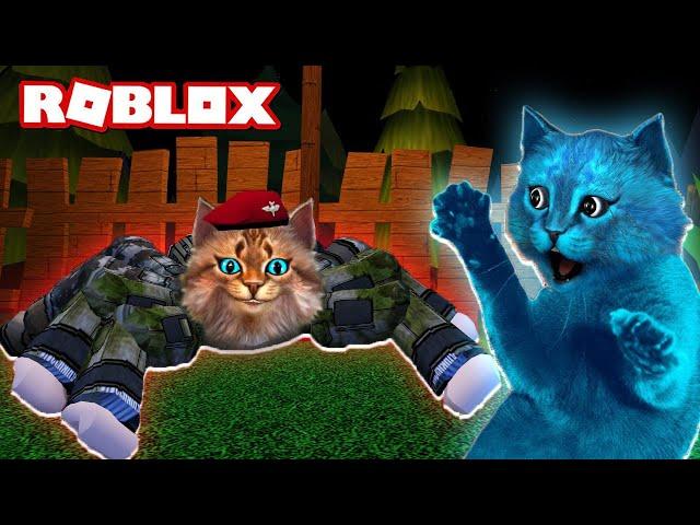 ПОБЕГ ОТ ПАУКА В РОБЛОКС (ROBLOX SPIDER) Весёлый Кот и КОТЁНОК ЛАЙК