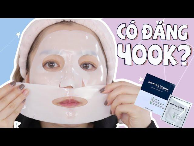 Is the 400 Mask/Box Really As Good As Rumored?  Review of Derm All Matrix Mask ️ TrinhPham