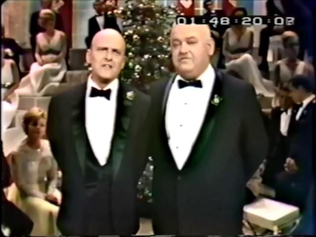 Werner Klemperer and John Banner sing Silent night   Robert Clary sings a French Carol