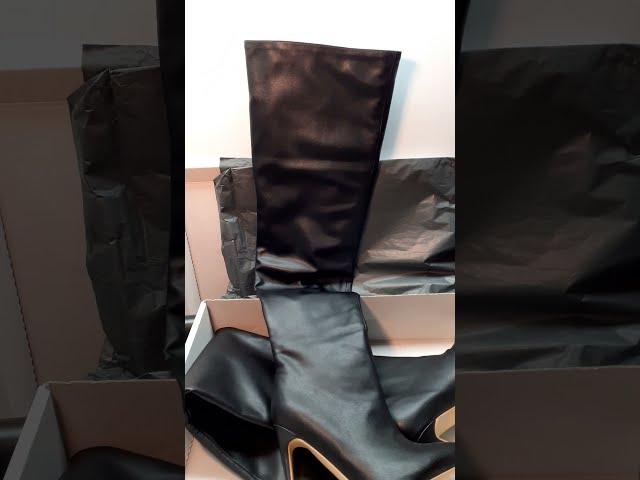 many boots UNBOXING #heelrubberboots #thighboots