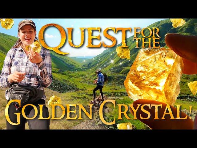 We Find GOLDEN Crystals Littering the Ground While Prospecting in the UK! Plus crystal GIVEAWAY!