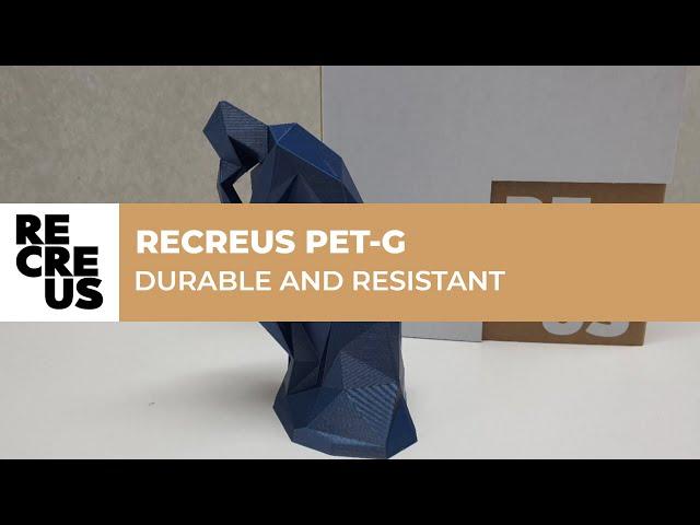 FILAMENTO PET-G DE RECREUS PARA IMPRESIÓN 3D | PET-G FILAMENT OF RECREUS FOR 3D PRINTING