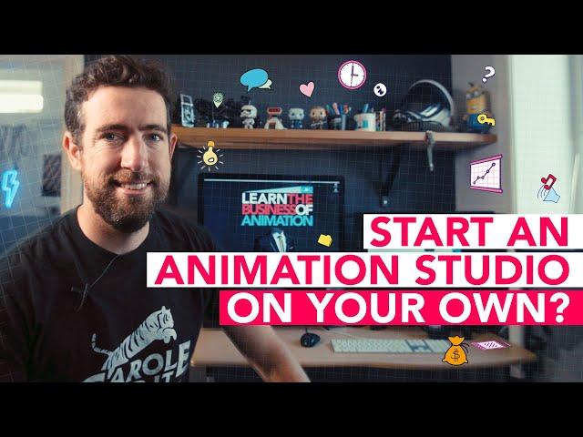 Starting an animation studio on your own vs with a business partner