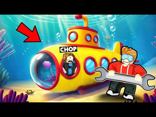 ROBLOX CHOP AND FROSTY PLAY THE OCEAN TRIP CHALLENGE