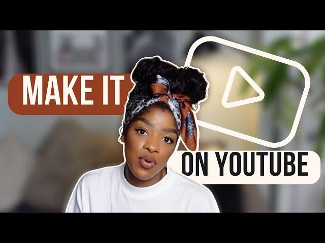 How to make it on YouTube, advice no one tells you #makeitonyoutube AD