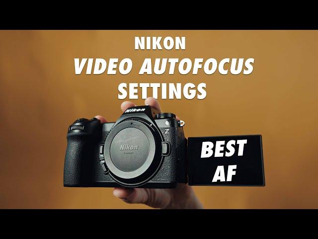 BEST Video Autofocus Settings For Nikon Cameras (Z6iii, Z8, Z9 AF)