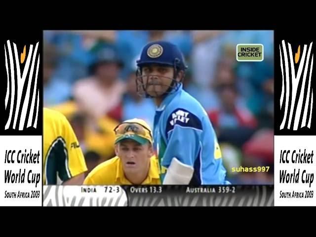 World cup 2003 final India vs Australia »» Vintage SEHWAG - 82 off 81 balls