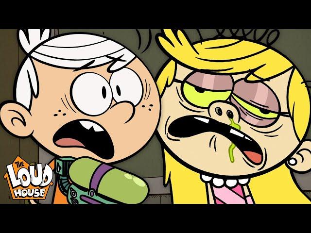 Lincoln Gets Attacked by Zombie Sisters! | "One Flu Over the Loud House" Full Scene | The Loud House