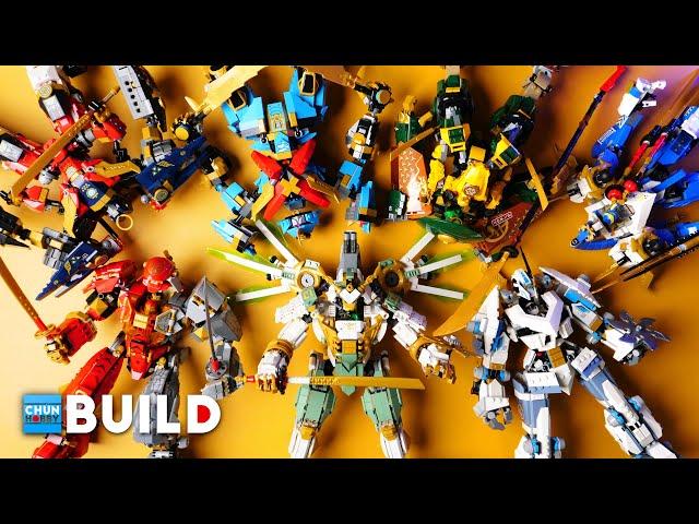 LEGO Speed Build! 2019-2023 All NINJAGO Titan Mech Compilation!  | LEGO NINJAGO | Beat Build