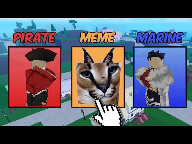 BLOX FRUITS BUT WITH MEMES! - Roblox Meme Sea