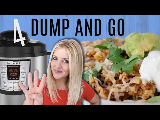 4 DUMP AND GO Instant Pot Recipes - Easy Instant Pot Recipes