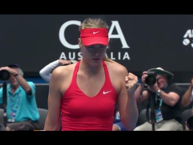 Ekaterina Makarova v Maria Sharapova highlights (SF) - Australian Open 2015