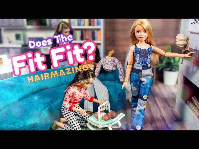 Can Hairmazing Fashion Fit A Barbie? Does The Fit Fit | Doll Fashion From Walmart