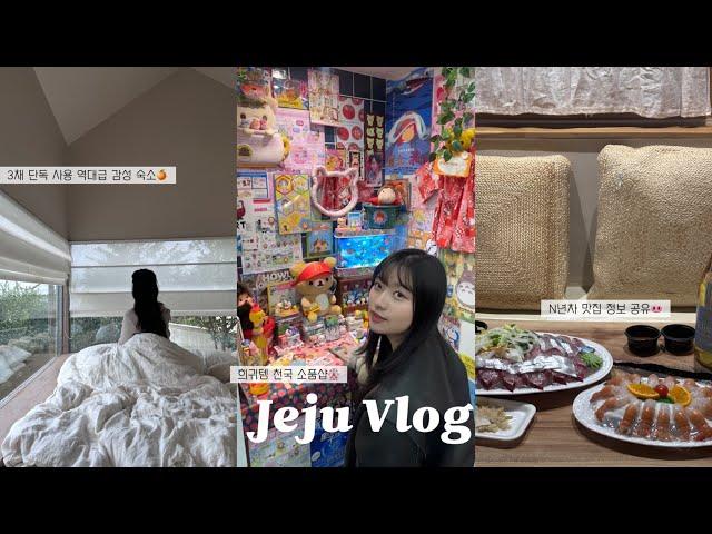 VLOG 제주도 여행 브이로그 ep1 | 애교냥이가 있는 3채 단독 감성 숙소(만족도 1000%보장) 더 유명해지기 전에 꼭 가세요! ・ 먹잘알이 인정한 서쪽 맛집 공유[CC]