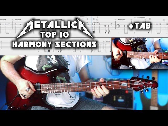 Top 10 Harmony Sections Metallica | +Tab (Vol 1)