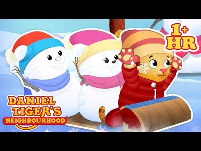 Daniel Plays in the Snow | Holiday Cartoons for Kids | Daniel Tiger