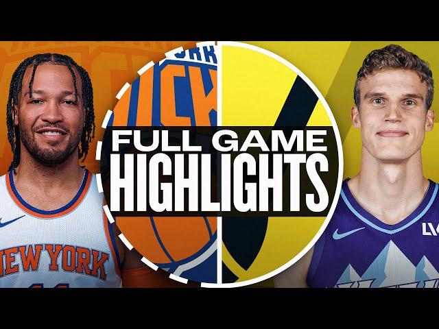 KNICKS at JAZZ | FULL GAME HIGHLIGHTS | November 23, 2024