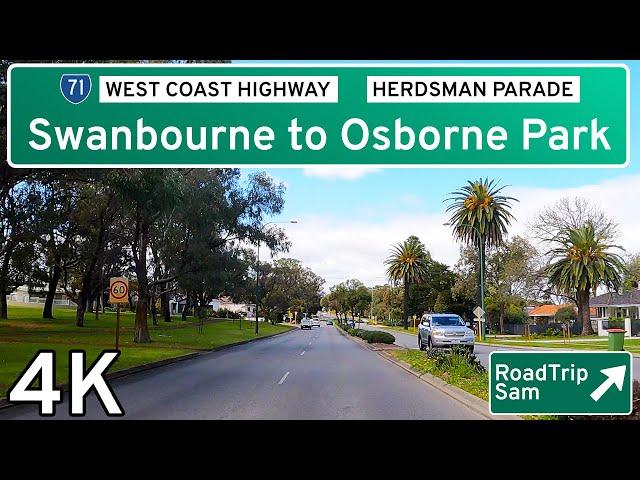 Drive to Osborne Park - Perth, Western Australia - Ambient Audio Driving Tour