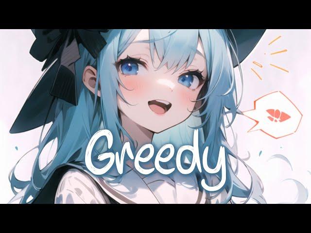 「Nightcore」 greedy - Tate McRae  (Lyrics)