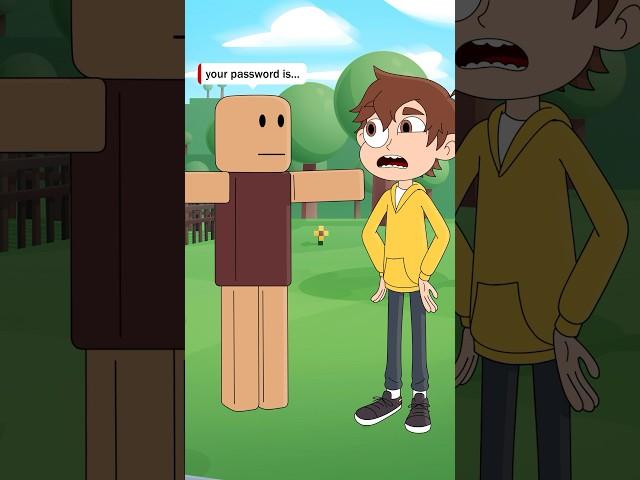 i found the world's SMARTEST npc... #shorts #animation #cartoon