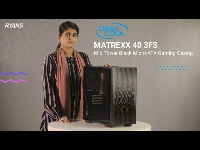 Deepcool MATREXX 40 3FS Micro-ATX Case | মাইক্রো এটিএক্স কেসিং