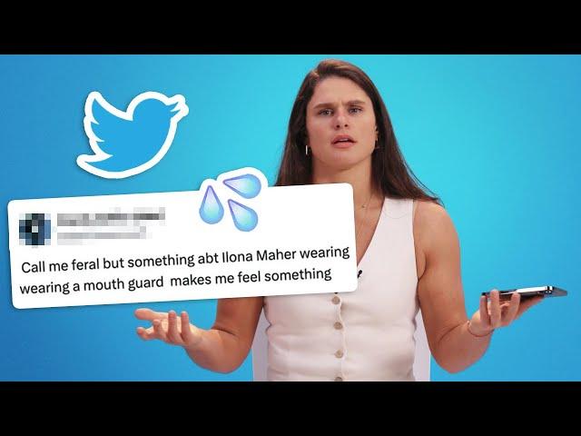 Ilona Maher Reads Thirst Tweets