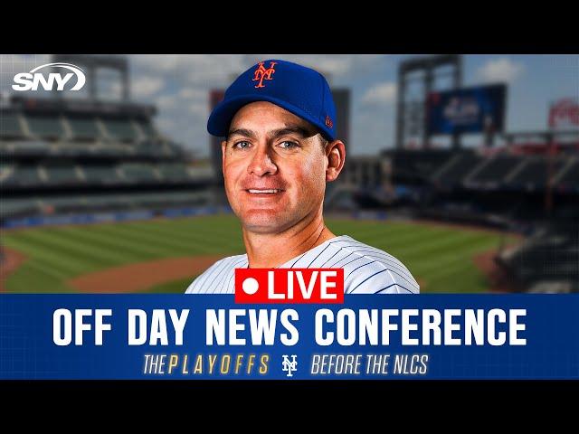 Carlos Mendoza speaks on Friday ahead of Mets' NLCS appearance | SNY