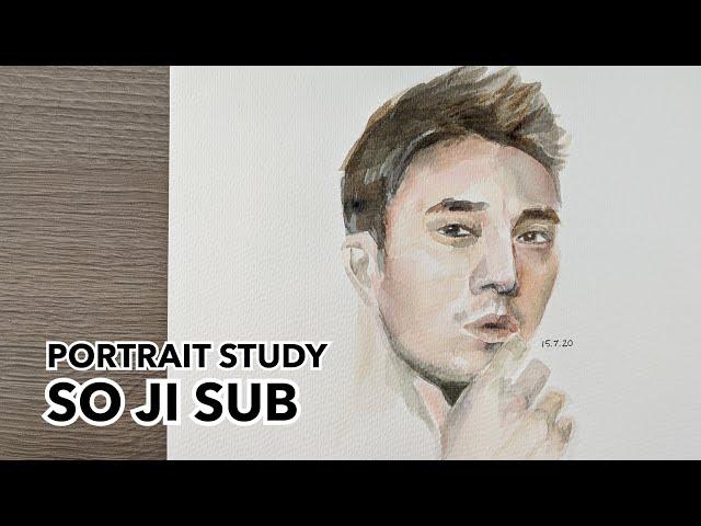 Drawing So Ji-sub  소지섭  Portrait study | kaorumap