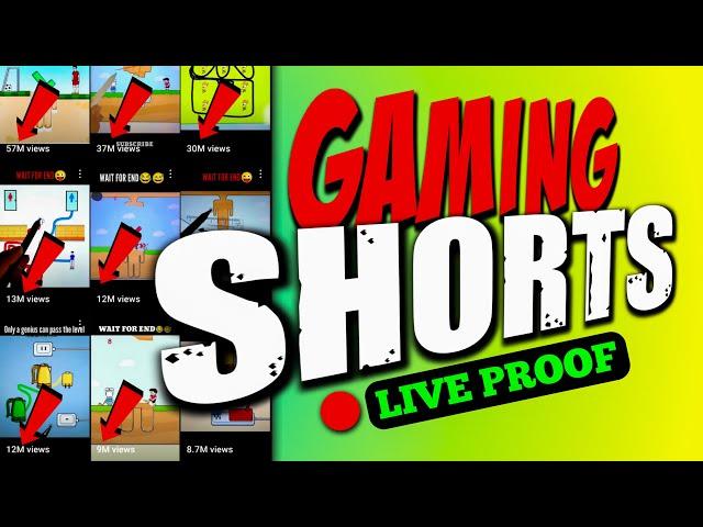 Live Proof Gaming SHORTS BOOM  Gaming shorts viral kaise kare 2023 ! shorts viral tips and tricks