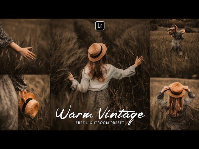 Warm Vintage Lightroom Preset | Lightroom Mobile Preset Free DNG & XMP | lightroom presets