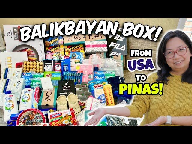 Balikbayan Box from USA to Philippines!  What's Inside? | Care Package | Buhay Amerika |USRN