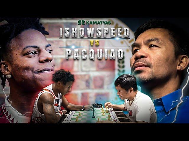 Partida ng Mate Pawn?? Ano?? Manny "Pacman" Pacquiao vs IShowSpeed Chess Showdown!