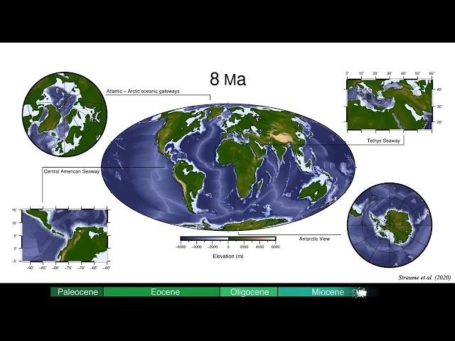 Paleo oceanic gateways and seafloor