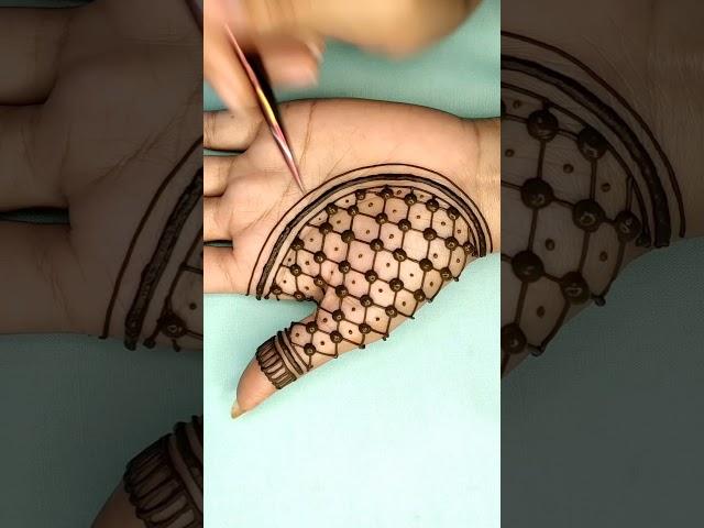 New mehndi design front hand | unique mehndi design #shorts #shortmehndidesign #easymehndidesigns