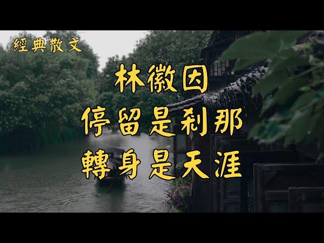 林徽因：停留是剎那，轉身是天涯 | 經典散文 |  好文分享 |  情感美文 |  情感日誌 |  人生哲理 |  人生感悟 |  深夜讀書