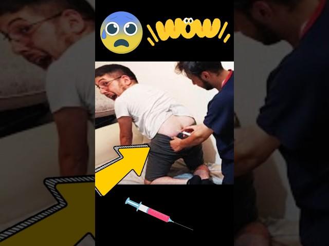 CEZALI İĞNE VURULMA #short #iğne #doktorculuk #iğnevurma