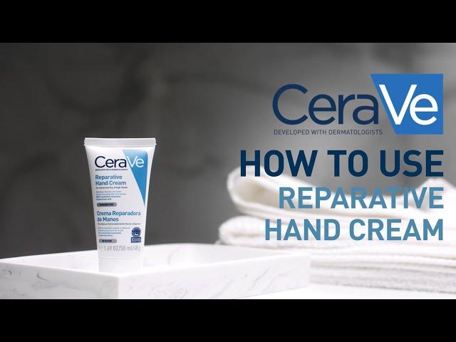 How to use the Reparative Hand Cream | CeraVe Benelux