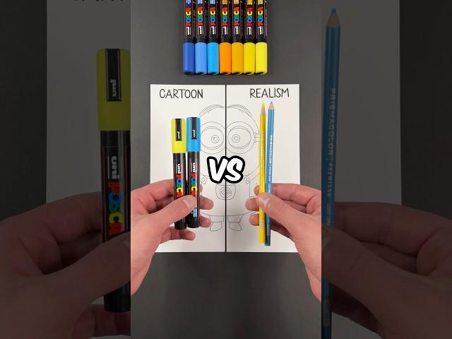 Drawing, But Cartoon VS Realism!