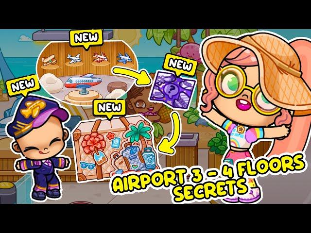 ️AIRPORT FLOORS 3 & 4 NEW SECRETS in AVATAR WORLD UPDATE ! + NEW PACKS | PAZU