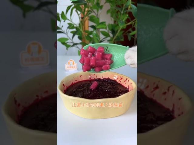 "Yummy Berry Bowl"Cat Cooking Food|FunTy MasTer| #youtubeshorts #catvideos  #cat #catcookingfood