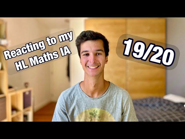 Reacting to IB Maths IA (19/20) - How it Got me into the University of Cambridge