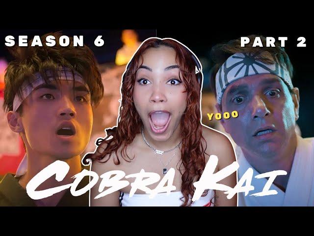 *COBRA KAI* IS THE CRAZIEST SHOW I'VE EVER SEEN!! | Season 6: Part 2 Reaction